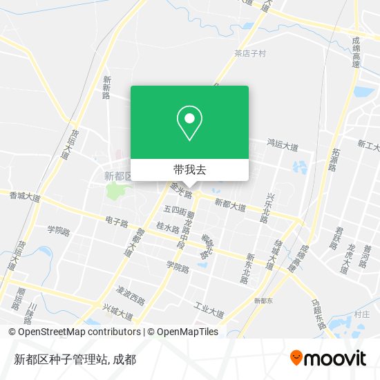 新都区种子管理站地图