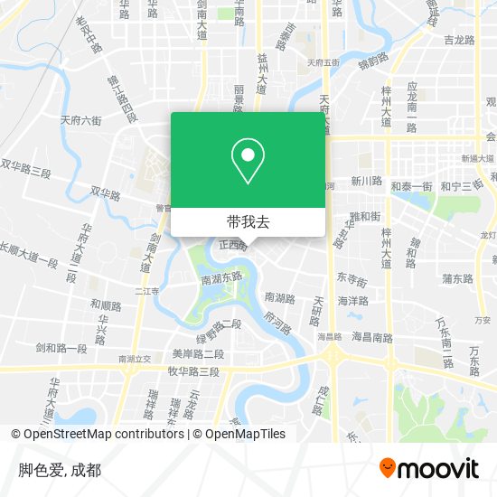 脚色爱地图