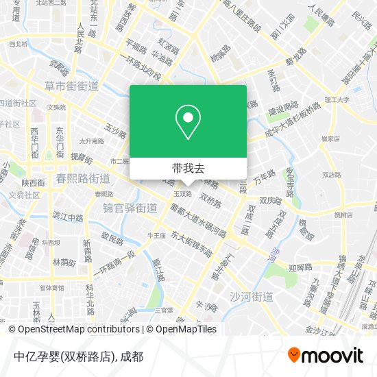 中亿孕婴(双桥路店)地图