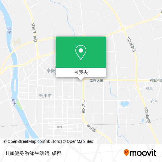 H加健身游泳生活馆地图