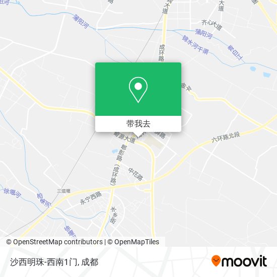 沙西明珠-西南1门地图