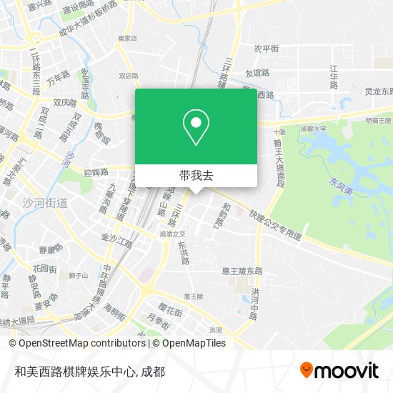 和美西路棋牌娱乐中心地图