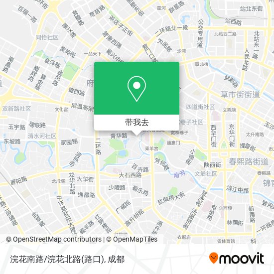 浣花南路/浣花北路(路口)地图