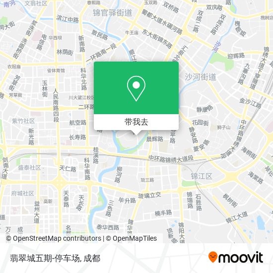 翡翠城五期-停车场地图