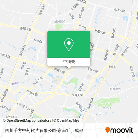 四川千方中药饮片有限公司-东南1门地图