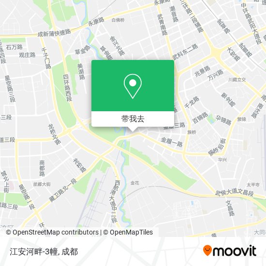 江安河畔-3幢地图