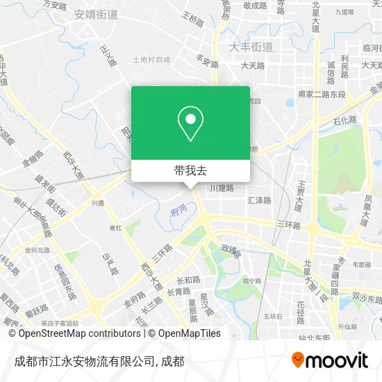 成都市江永安物流有限公司地图