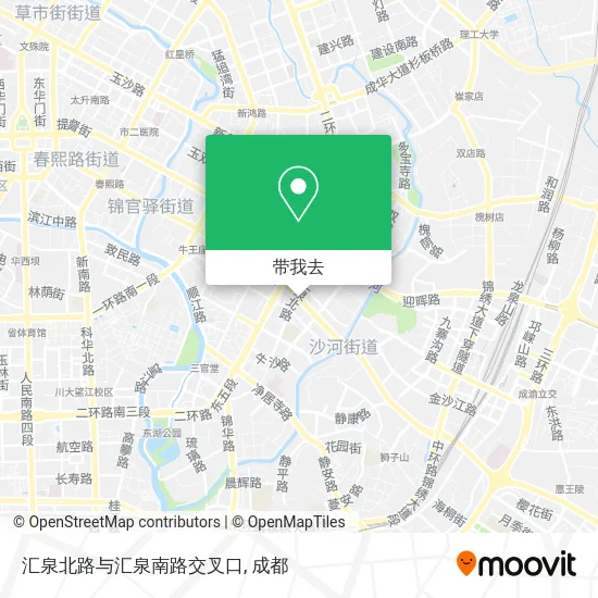 汇泉北路与汇泉南路交叉口地图