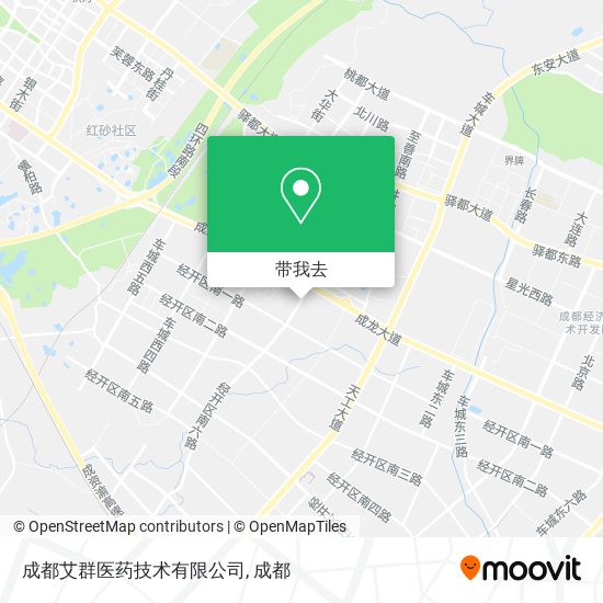 成都艾群医药技术有限公司地图