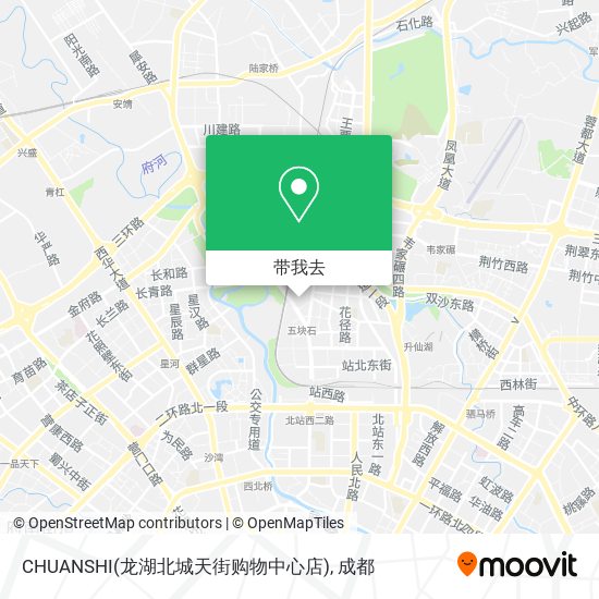CHUANSHI(龙湖北城天街购物中心店)地图