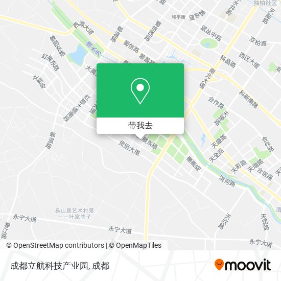 成都立航科技产业园地图