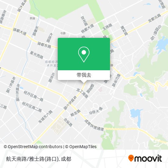 航天南路/雅士路(路口)地图