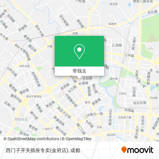 西门子开关插座专卖(金府店)地图