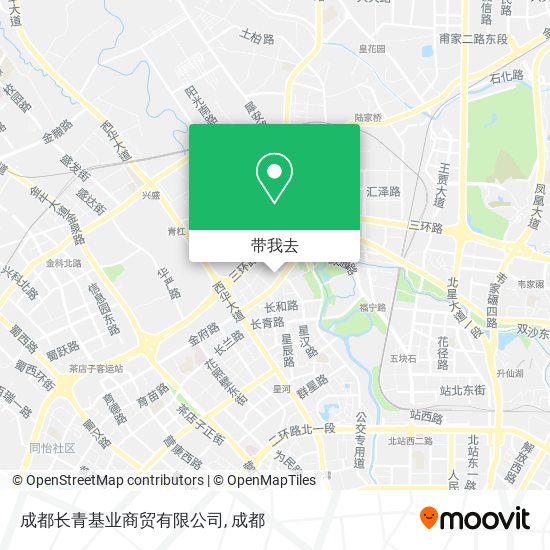 成都长青基业商贸有限公司地图