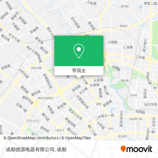 成都德源电器有限公司地图