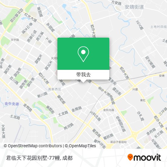 君临天下花园别墅-77幢地图