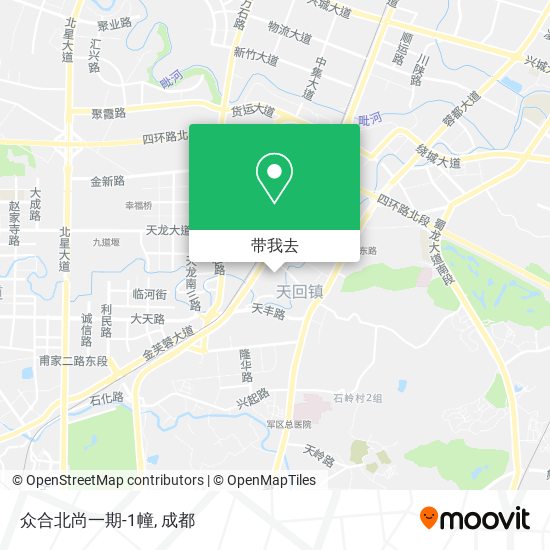 众合北尚一期-1幢地图