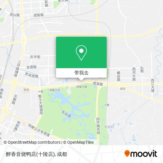 醉香音烧鸭店(十陵店)地图