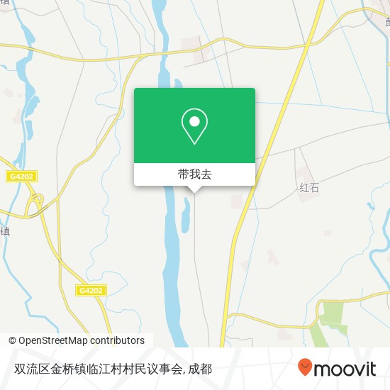 双流区金桥镇临江村村民议事会地图