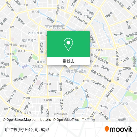 旷怡投资担保公司地图