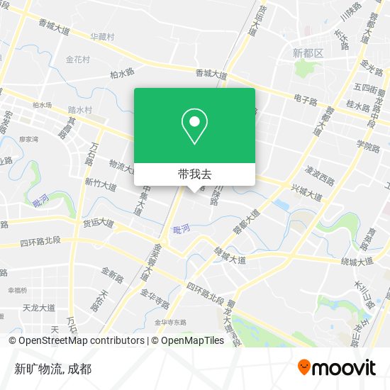 新旷物流地图