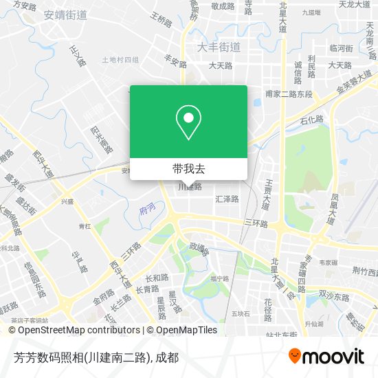芳芳数码照相(川建南二路)地图