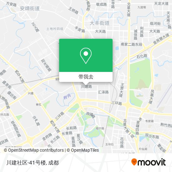 川建社区-41号楼地图