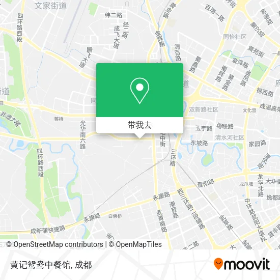 黄记鸳鸯中餐馆地图