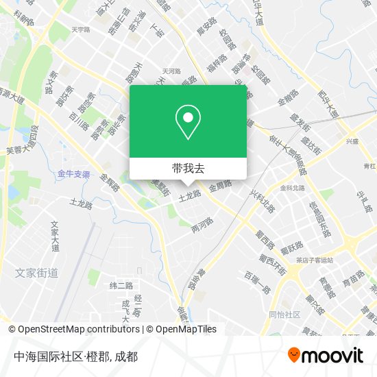 中海国际社区·橙郡地图