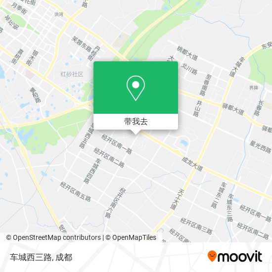 车城西三路地图