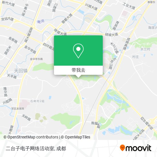 二台子电子网络活动室地图