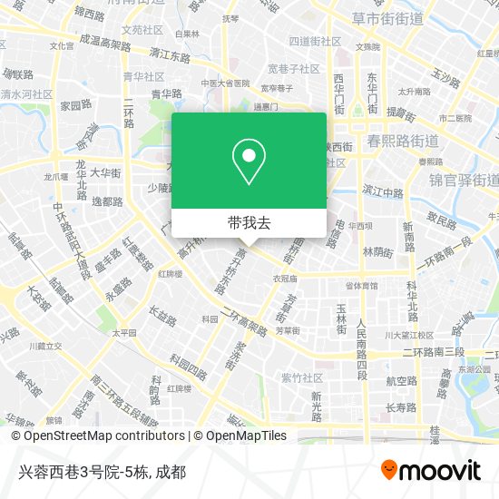 兴蓉西巷3号院-5栋地图