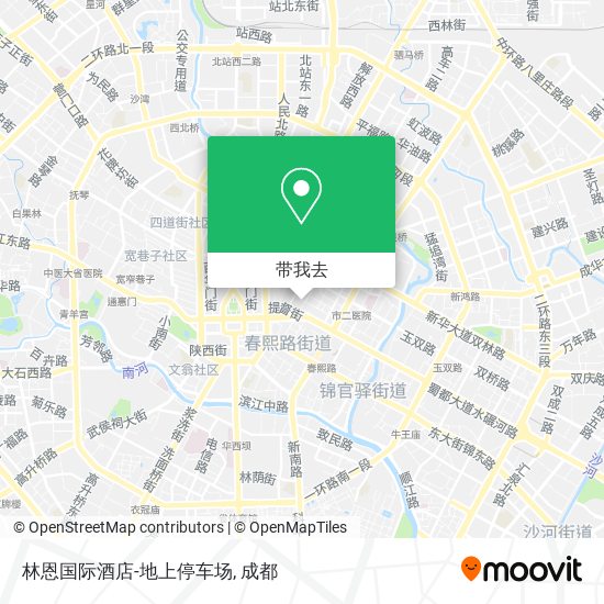 林恩国际酒店-地上停车场地图