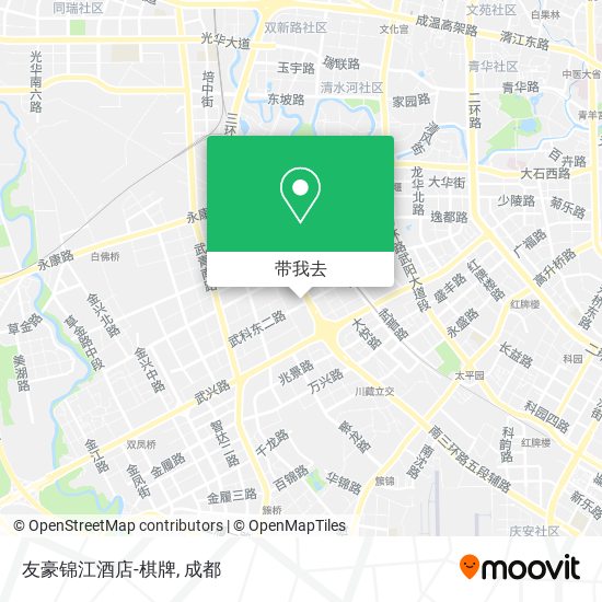 友豪锦江酒店-棋牌地图