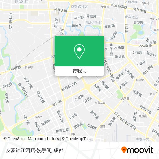 友豪锦江酒店-洗手间地图