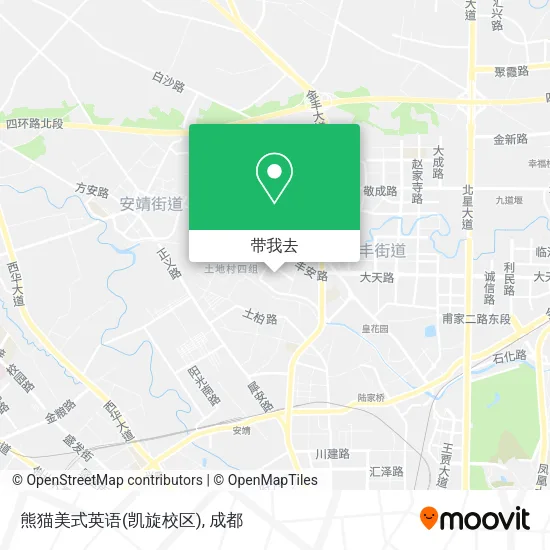 熊猫美式英语(凯旋校区)地图
