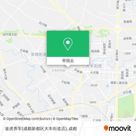 途虎养车(成都新都区大丰街道店)地图