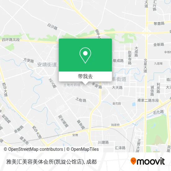 雅美汇美容美体会所(凯旋公馆店)地图