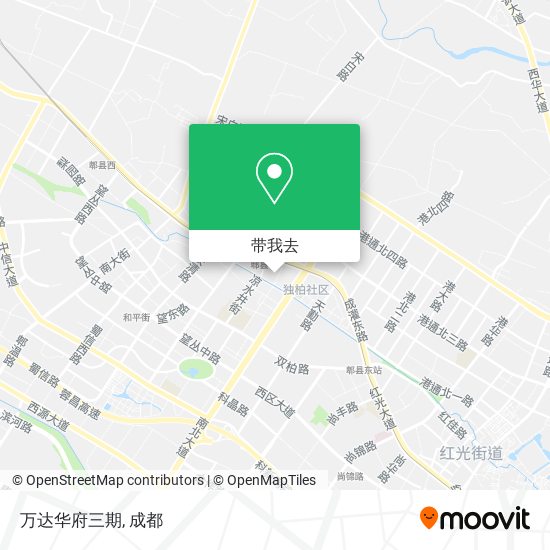 万达华府三期地图