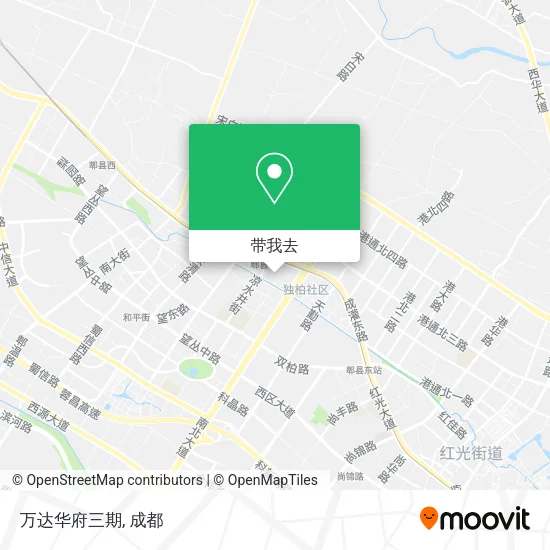 万达华府三期地图