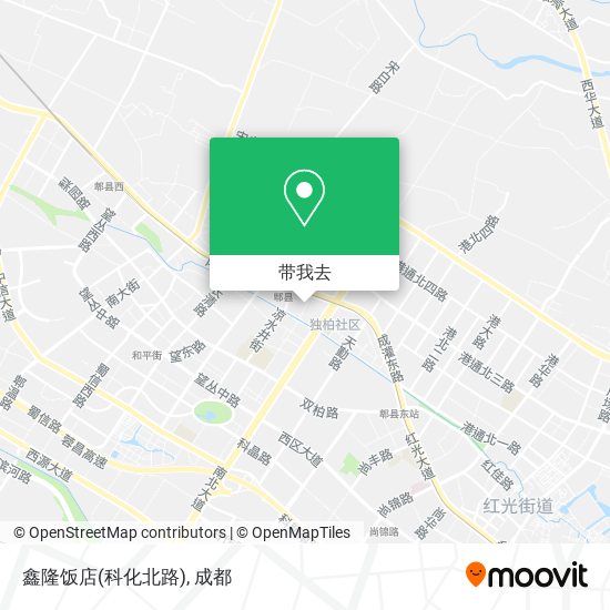 鑫隆饭店(科化北路)地图