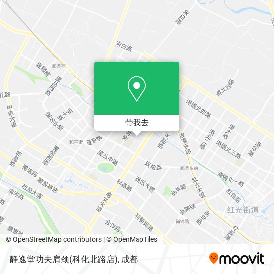 静逸堂功夫肩颈(科化北路店)地图