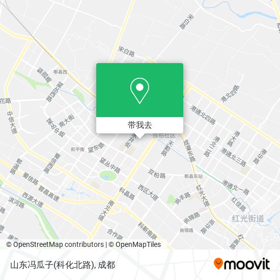 山东冯瓜子(科化北路)地图
