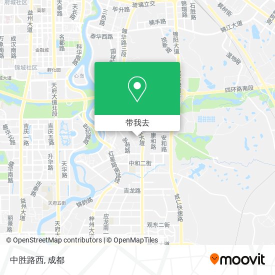 中胜路西地图