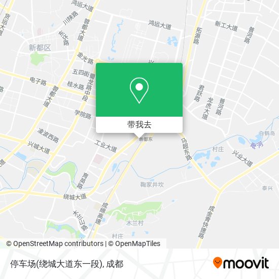 停车场(绕城大道东一段)地图
