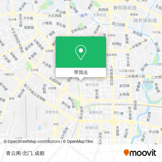 青云阁-北门地图