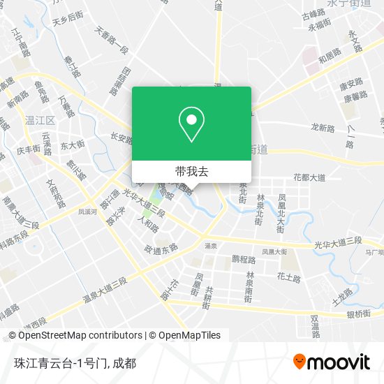 珠江青云台-1号门地图