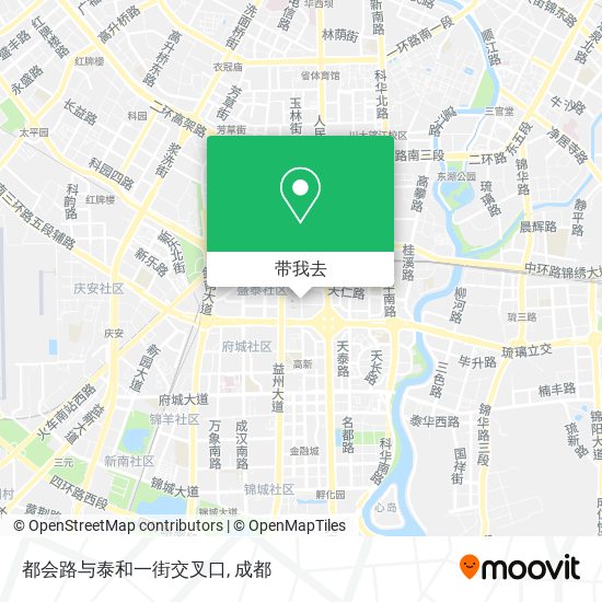 都会路与泰和一街交叉口地图