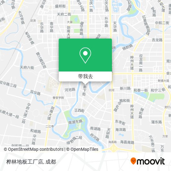 桦林地板工厂店地图