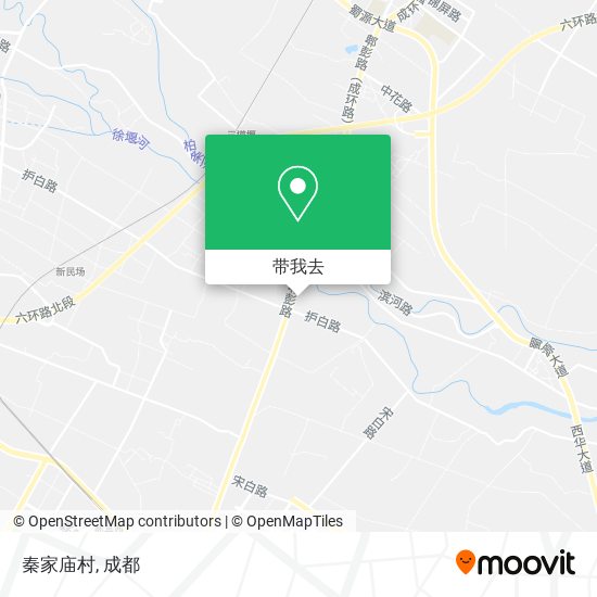 秦家庙村地图